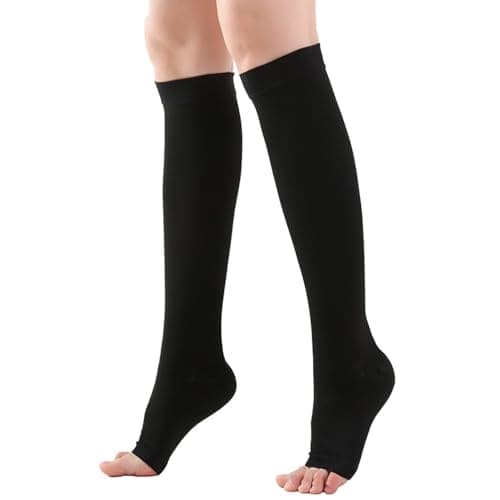 iCovalescent Calze Compressione, Gambaletto Compressione Graduata, Calze a Compressione Graduata Uomo Donna, Per Sostegno E Sollievo Dei Muscoli, Fasce di compressione per polpacci per Corsa