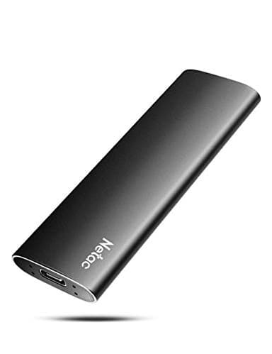 Netac ssd portatile 250gb, disco ssd portatile, unità a stato solido esterna, Compatibile per Mac, Latop, Desktop, Tablet, SSD esterna 250gb