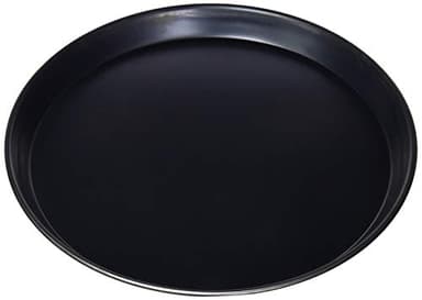 Paderno 11744-32 Teglia Pizza, per Torte e Focacce, Antiaderente, in Ferro Blu, Cucina professionale, per Cottura Elettrica e Gas, Altezza 2.5 cm, Diametro 32 cm
