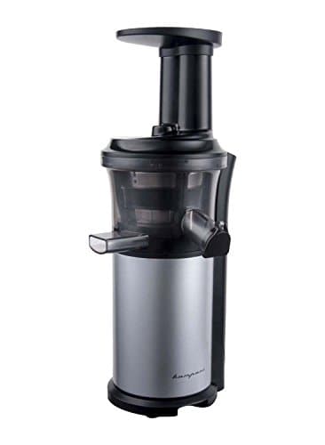 Bompani BOJ01IA/E Estrattore di succo a freddo di frutta e verdura, a bassa velocità, Inox, con motore silenzioso, facile da pulire