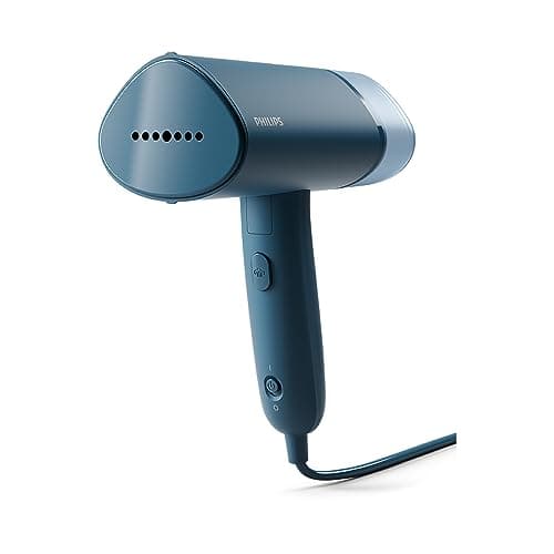 Philips Serie 3000 Stiratrice verticale a vapore - 1000 W, 20 g/min di vapore, Serbatoio dell'acqua estraibile da 100 ml, Piastra in plastica, Blu (STH3000/20)
