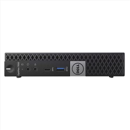 Dell Optiplex 7050 Tiny Mini PC i5-6th, RAM 16 GB, M.2 SSD 128 GB, Display Port, HDMI, Wi-Fi USB + Windows 11 Pro (Ricondizionato)