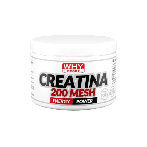 WHY SPORT CREATINA 200 MESH - Creatina - Pre Workout - Integratore Alimentare a Base di Creatina Monoidrato - 200 g
