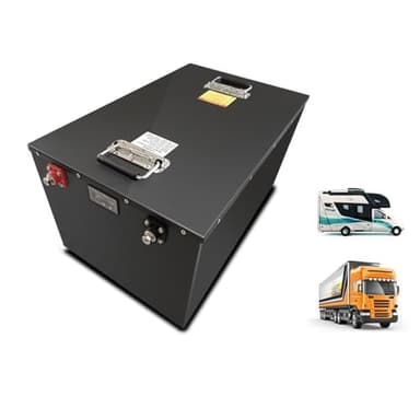 WILLQ Batteria Litio Ferro fosfato 24V 24 Volt 50Ah 100Ah 150Ah 200Ah 280Ah LiFePO4 Batteria accumulo energia Domestica/Energia Backup Solare/Carrello Golf/RV/Applicazione off-Grid,24v50ah