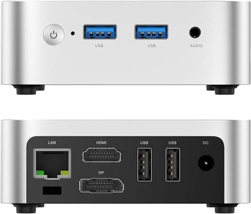 Mini PC W11 Pro Twin Lake-N N150, 16GB DDR4 256GB SSD Mini Desktop Computer, Doppio Display 4K UHD, WiFi 5, BT4.2 per Ufficio/Lavoro