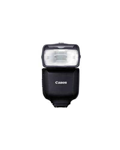 Canon Speedlite EL-10 con E-TTL II, versatile gamma di potenza da 1/1 a 1/1024, attacco multifunzione, leggero e alimentato da batterie AA.