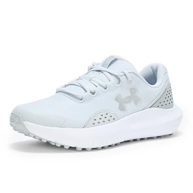 Under Armour Sneaker da uomo Surge Golf Cleat, (014) Grigio Halo/Grigio Halo/Argento Metallico, 44.5 EU
