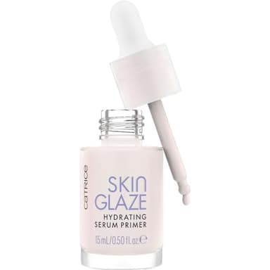 Catrice Skin Glaze Hydrating Serum Primer, siero idratante, primer, risultato immediato, radioso, vegano, senza olio, senza profumo, senza alcool, confezione da 1 (15 ml)