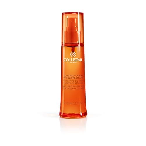 Collistar Olio Spray, con filtri per capelli trattati e colorati, protezione dai raggi solari e mantenimento colore naturale, Non unge, 100 ml