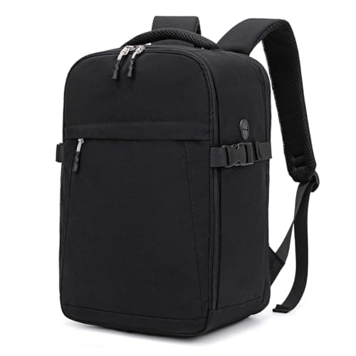 Xkdoai Zaino Ryanair 40x20x25, Zaino da Viaggio Aereo Bagaglio a Mano 40x20x25cm Zaino Impermeabile Uomo Donna Borsa da Viaggio con Borsa per Bottiglie per Scuola Lavoro