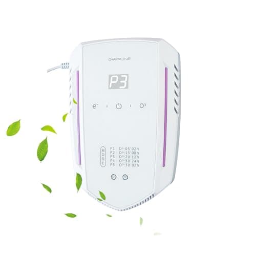 Purificatore d'aria con Ozono e Ioni Negativi, Generatore di Ozono, Ionizzatore Ozonizzatore per Ambienti, Purificatore aria Elimina Odori, Air Purifier per Bagni,Animali Domestici,Formaldeide,Auto