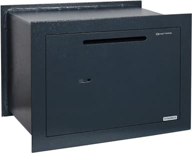 Genie Hand | Cassaforte Meccanica di Deposito a Muro Invisibile Cassetta di Sicurezza Media con Chiave e Serratura a Doppia Mappa Casseforti per Soldi