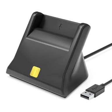 Lettore Smart Card Tessera Sanitaria - Lettore Schede Firma Digitale -Plug&Play- Supporto Carta Nazionale dei Servizi (CNS), Tessera Sanitaria (TSN), Carta SIM e Altre, Supporto Windows