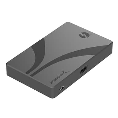 SABRENT Thunderbolt 4 Hub con Ricarica da 60W per Laptop, Dock USB C, Supporta 2 Monitor 4K a 60Hz o 1 Monitor 4K a 144Hz, Monitor 5K/6K/8K a 60Hz (DSC), Cavo TB4 Certificato Incluso (HB-TBT4)