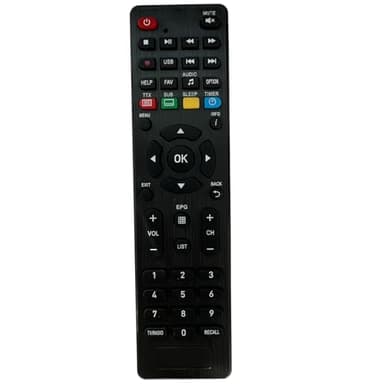 Applicabile a per tele-system/fuba Telecomando sostitutivo per Decoder tivùsat TS9018HEVC e ODE718HEVC,Non compatibile con altri modelli,Pre-programmazione