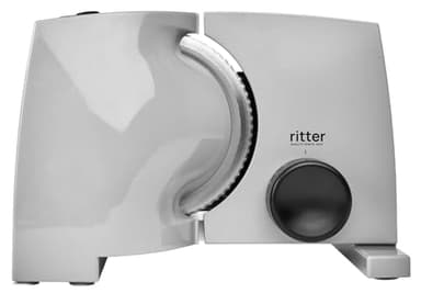 ritter nova 1 Duo Plus affettatrice elettrica universale in metallo con motore ECO, affettatrice professionale da casa, Made in Germany
