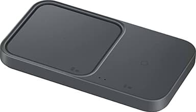 Samsung Wireless Charger Duo 15W Fast Charging 2.0, Grigio Scuro
