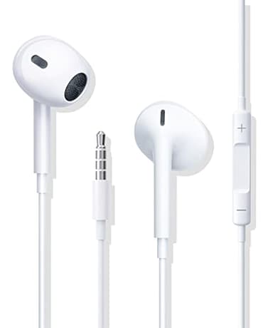 XIANGBIN Cuffie con Filo, Auricolari con Filo in-Ear, Cuffiette Sport Stereo con Microfono, Compatibile con iPhone 6/Apple/iPad/Samsung/Huawei/Xiaomi/Android/Sony/PC/MP3 Collega e usa