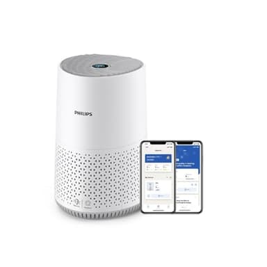 Philips Purificatore d'Aria Serie 600, Sensore Intelligente, ideale per le allergie, il filtro HEPA rimuove il 99,97% degli inquinanti, Copre fino a 44m2, controllo tramite App, Bianco (AC0651/10)