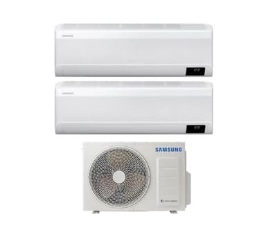 SAMSUNG CLIMATIZZATORE WINDFREE ELITE WIFI DUALSPLIT R32 AJ040TXJ2KG DUE SPLIT 7000+7000 DUE SPLIT