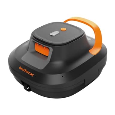 Coasteering - Robot da piscina senza fili, batteria per aspirapolvere, 120 minuti di pulizia, 2 motori senza spazzole, parcheggiatore autonomo, avvio one-touch, detergente per