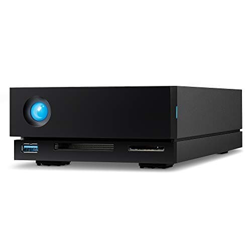 LaCie 1big Dock HDD da 16TB, Hard Disk Esterno, 7200 RPM, Thunderbolt 3, per Mac e PC Desktop, 5 anni Rescue Services (STHS16000800)