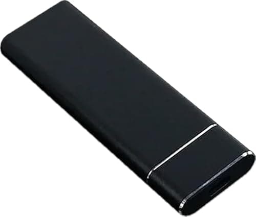 Unita' allo stato solido Disco Rigido Esterno SSD da 1TB, Regalo Adattatore OTG/Type-C, per PC Laptop (nero)