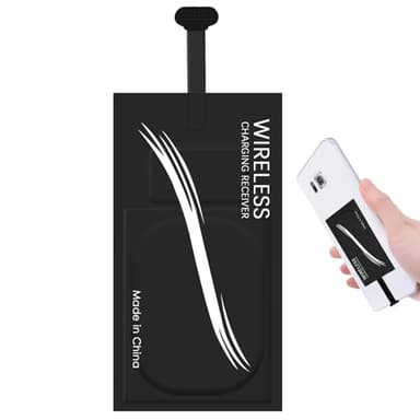 Ricarica Wireless USB C Qi Caricabatterie Ultrasottile Adattatore di Ricarica Wireless Compatibile con Samsung, Huawei, Google Pixel, LG, Sony, Motorola, Nokia