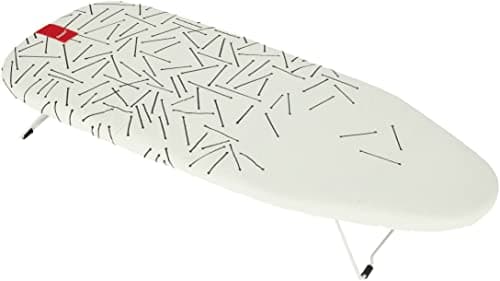 Rayen ASSE da Stiro da Tavolo | Spazio Minimo ripiegato | con Rete Metallica | Valido per Essere Appeso | Stampare, Metallo, Stampato, 73.5 X 31.5 cm