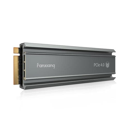 fanxiang S660 SSD 1TB PCIe 4.0 NVMe SSD M.2 2280 Unità a Stato solido Interna Con Dissipatore di Calore, Fino a 5000MB/s, Cache SLC Dinamica, Compatibile con PS5 e Computer