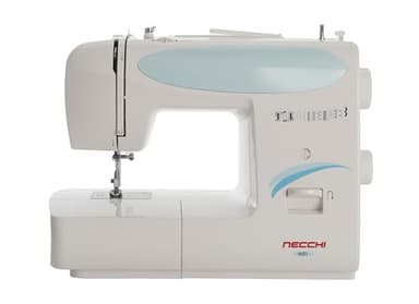Necchi N81 Macchina per Cucire, Interno in pressofusione in Alluminio, scocca in ABS, Light Blu, Regular