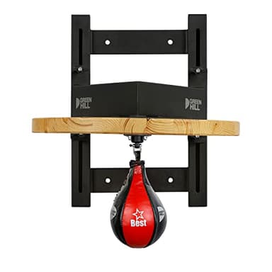 GREEN HILL Piattaforma Professionale Regolabile per Pera Veloce Boxe, Supporto peretta Pugilato, Staffa Speed Ball Boxing (PERETTA Inclusa, Piattaforma Sola)