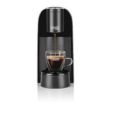 Caffitaly System, Macchina Caffè Volta S35 per Capsule Originali Caffitaly, Compatta, Veloce e Silenziosa, Sistema Multibevanda, Dosaggio Automatico, Accensione Rapida, Autospegnimento, 42kWa, Nera