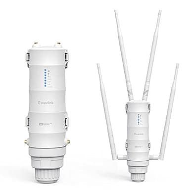 WAVLINK 020088 Router Esterno WiFi SIM 4G Slot SIM AC1200/4G LTE con Poe Passivo Dual Band Bianco