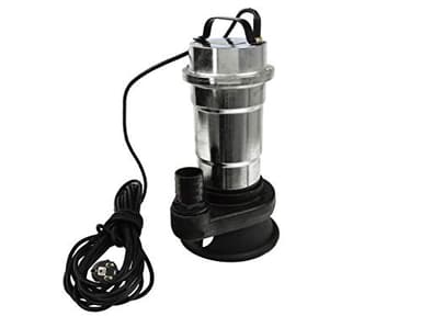 BSD Pompa per Acque Scure - Imersione per Acque Scure con Trituratore e Interruttore Galleggiante, Corpo in Nichel/Ghisa - Pompa per Acque Reflue WQD 10-8-0,55-550W, 17 000L/h, Prevalenza max. 8m