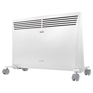 Ballu Heat Max - Riscaldamento a convettore elettrico, 1500 W, riscaldamento elettrico da parete su ruote, programma settimanale, timer elettrico, termoconvettore
