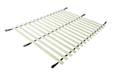 EVERGREENWEB Rete a Doghe matrimoniale 160x200 cm - 16 Doghe con telaio flessibile – Senza Telaio – Base a Doghe Materasso in Legno di Betulla avvolgibile e pratica – per Letto con Rete a Piattaforma