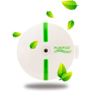 PURIPOD purificatore d'aria per la camera da letto, Original, Ionizzatore per la casaCompatto, Facile da usare e Senza BatteriaNeutralizzatore di odori, Elettrico