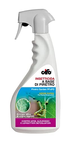 Insetticida per afidi, mosca bianca e insetti defogliatori, pronto all'uso 500 ml.
