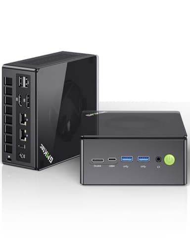 GMKtec Gaming Mini PC K8 Plus AMD Ryzen 7 8845HS (8C/16T, fino a 5,1 GHz) 32 GB di RAM DDR5 1 TB SSD, Computer desktop Oculink/Dual NIC 2,5G/WIFI 6E/BT5.2/HDMI 2.1/USB4/USB3.22 + USB2.0