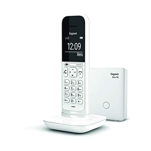 Gigaset CL390 Telefono Cordless, Funzione Black List e "Non disturbare", Vivavoce, Display Ampio, Bianco, Standard [Versione Italiana]
