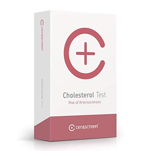 Test del Colesterolo di CERASCREEN – Determina il tuo HDL, LDL, il colesterolo totale, i trigliceridi e il rapporto LDL/HDL velocemente e facilmente da casa | Ordina il test del colesterolo online