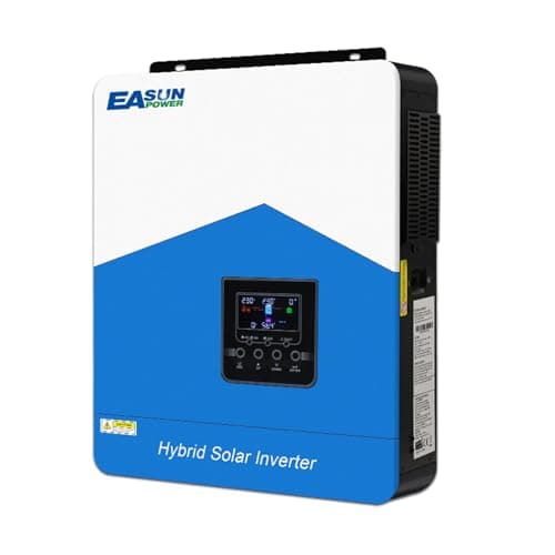 POWLAND 6200W Inverter ibrido da 48Vdc a AC 230V con modulo WiFi 2 uscite AC Larghezza PV 60-500VDC Off Grid Pure Sine Wave Solar Inverter 120A MPPT Per batterie al piombo e al litio