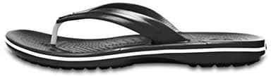 Crocs Crocband Flip, Infradito Unisex - Adulto, Nero, 43/44 EU