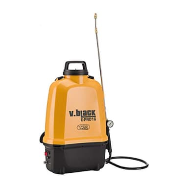 Pompa a spalla elettrica V.Black E-Pro 16 L Volpi Batteria al litio