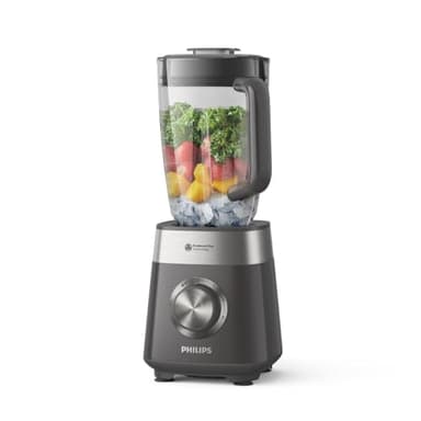 Philips Serie 5000 Frullatore - Motore da 1000 W. Tecnologia ProBlend Plus. Parti lavabili in lavastoviglie. Capacità 2L. Nero (HR3020/20)