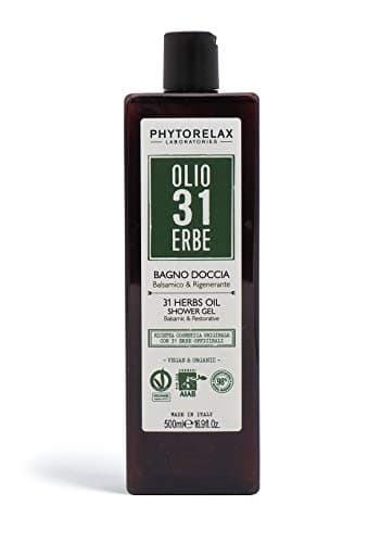PhytorelaxLaboratories, Olio 31 Erbe Vegan & Organic - Bagno Doccia - Balsamico E Rigenerante - 500 ml