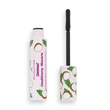 I Heart Revolution, Tasty Coconut Mascara, Mascara condizionante allungante e volumizzante, favorisce la crescita delle ciglia, 8ml