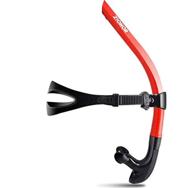 ZIONOR T1 Unisex Snorkeling per Nuoto Nuotatore Formazione Immersioni Snorkeling Comodo boccaglio valvola di spurgo unidirezionale