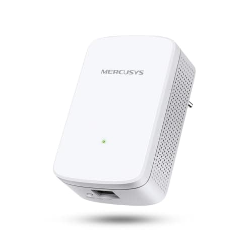 Mercusys TP-Link ME10 Ripetitore Wireless WiFi Extender e Access Point, Velocità Single Band 300Mbps, Porta LAN, Potenzia la tua Copertura Wi-Fi, Compatibile con Modem Router